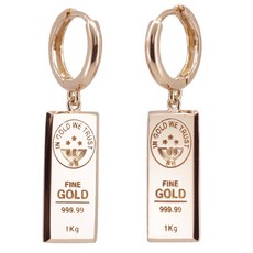 피아티 14K 18K FineGold 골드바 원터치 귀걸이 1726