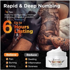 [5배 효과up/6시간유지]타투크림 40g-미국 정품, 40ml, 1개, 40g