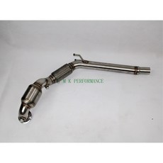 200 셀 캣티드 다운파이프 VW mk7 골프 e211 1.4t 아우디 A3 1.4t, 1개