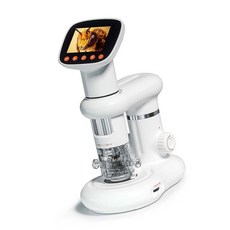 휴대용 디지털 현미경 비디오 현미경 1080P 카메라 2.0 인치 IPS 스크린 8 LED 조명 500 1000X, 1개