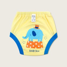 베이비앙 무형광 아기코끼리 배변훈련팬티(3중방수), M, 1개