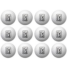 PGA TOUR Tee Up 12피스 XL 폼 연습용 골프공 세트, 12 Piece (Extra Large), 화이트 12개