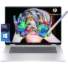 HP 엔비 2 in 1 노트북 16인치 와이드 울트라 XGA 1920 x 1200 터치스크린 Intel Core 5 16GB 메모리 512GB PCIe SSD 5MP IR 카메, 16GB RAM | 512GB PCIe SSD