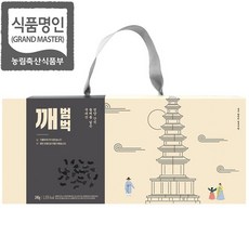 두레촌 강봉석 명인조청 깨범벅 10gx24개입/국내산 들깨강정 깨강정/전통과자 한과 명절선물세트/흑임자깨 참깨