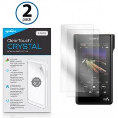 Sony NW-WM1A 화면 보호기 BoxWave [클리어 터치 크리스탈 (2 팩)] HD 필름 스킨-소니 NW-WM1A 용 흠집, 1