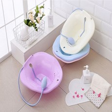 좌욕기 좌욕 대야 가정용 임산부 치질 변기 산모 휴대용, 1개, 블루(에어펌프없음)