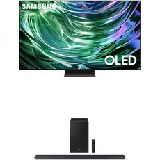 삼성 77인치 클래스 S90D OLED 4K 스마트 TV 그래파이트 블랙 HWQ910D 9.1.2ch 사운드바 w돌비 오디오 서라운드 사운드 확장 적응형 무선 서브우퍼 2024