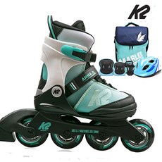 K2 2023 정품 아동 인라인스케이트 가방 보호대 헬멧세트 /안나 에디 모토 히어로 시러스 레이더 마리 보아/5종사은품, 가방+보호대+헬멧-레드세트