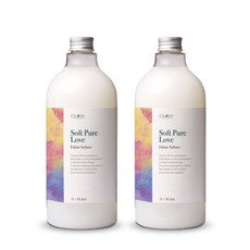 크로디 소프트 퓨어러브 섬유유연제 프레쉬 코튼향 본품, 1000ml, 2개