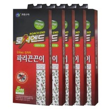 천정 부착형 파리 끈끈이 5개입 1팩 X5, 1