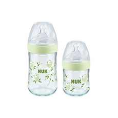 누크 네이쳐 센스 유리젖병 240ml (S2 - M 젖꼭지)
