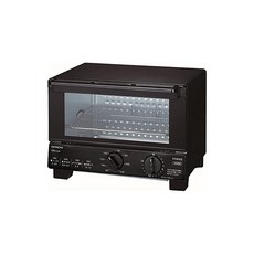 히타치 오븐 토스터 1 000W 혼자 생활 야마가타/각형 빵 2장 구이 온도 조절 기능 첨부 HTO-C3A B 블랙