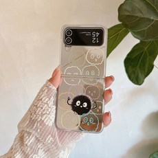 갤럭시 z플립3 z플립4 z플립5 z플립6 힌지보호 스트랩 휴대폰 케이스 거울