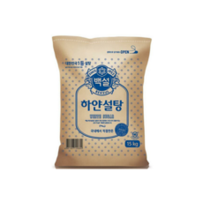 백설 하얀 설탕15kg, 1개, 15kg