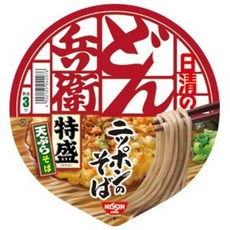 [NISSIN] 닛신 돈베이 특 곱배기 덴뿌라 소바 12개입, (동) 가다랑어 스프