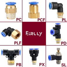 공압 호스 PC PX PL PB SL 튜브 4 6 8 10 12 16mm 나사 1/8 1/4 1 2 기관 퀵 커플링 파이프 커넥터 호스, 08 6-04 (6mm-1l2)_07 PX, 1개