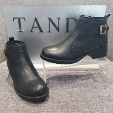 미셸by탠디 여성 4cm 버클장식 숏 앵클부츠 13503 BL