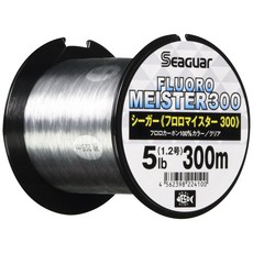  크레하(KUREHA) 시가 플로로마이스터 300 5lb(1.2호) 300m 클리어, 1개 