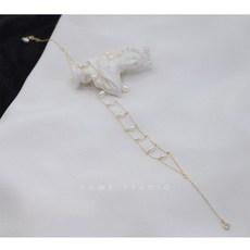 천연 담수 진주 목걸이 미니 진주 목걸이 더블 초커 커스텀 천연 진주 목걸이 쇄골 체인 핸드메이드 일본