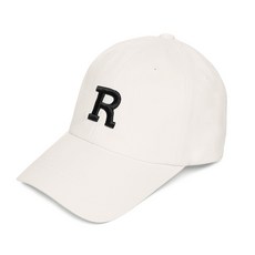 HW-BC066C VRT Initial Cotton Cap│White