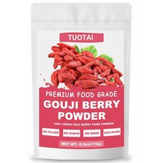 TUOTAI 214040 말린 Goji 베리 파우더, 170g, 1개
