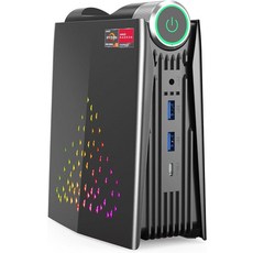 ACEMAGICIAN Gaming Mini PC AMD Ryzen 7 5700U(up to 4.3Ghz) 16GB DDR4 512GB NVME SSD Mini Desktop Co, 단일 - 라이젠5700