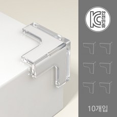 아트위브 도톰한 소프트 충돌방지 코너 가드 투명 모서리 보호대, T형, 10개 33mm, 10개입, T형