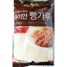 하이얀빵가루(코알라 1kg) X6 업소용 정통 돈까스 튀김 옷