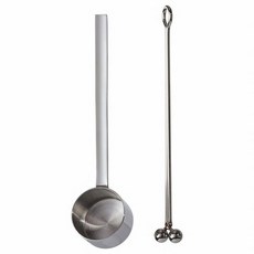 이케아 템페레라드 커피계량+클립 실버 20cm 스테인리스, 20ml