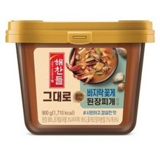 그대로 끓여먹는 바지락꽃게 된장찌개 양념 450g