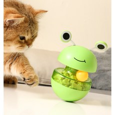 고양이 장난감 "고양이사료용 텀블러" 푸드볼/웃긴 고양이 스틱/고양이 스피너 간식장난감, 1개, 스타일 1