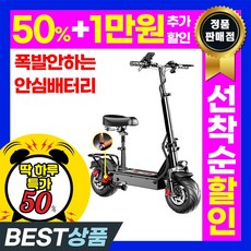 BZPW 앉아서타는 접이식 전동킥보드 전동 안장 전기 안장있는 대리기사 퀵보드 휴대용, 고급모델_40Km_36V_800W, 1개