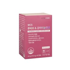 뉴트리코어 WCS 루바브 DK & 감마리놀렌산 여성 뿌리 추출물 720mg x 60캡슐 (1개월), 60정, 1개