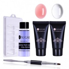 UR SUGAR Extension Nail Gel Poly Quick Gel Nail Kit Enhancement Builder Nail Ext, 단일상품