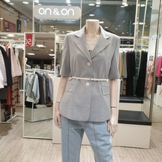 온앤온반팔자켓