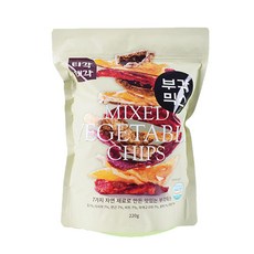티각태각 부각 믹스 220g 속초 찹쌀 튀각 윤스테이 야채 수제부각 캠핑음식 간식