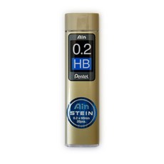 190 트리플에이 / 펜텔 아인슈타인 샤프심 C272W-HB/20본/0.2mm 10개입 매직 마카 학생볼펜 샤프심