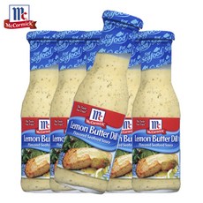 맥코믹 레몬 버터 딜 소스 238g 6병 McCormick Golden Dipt Lemon Butter Dill Sauce 8.4 oz