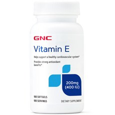 GNC 비타민 E 400 IU (100소프트젤), 1개, 단품, 100정