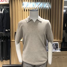 워셔블반팔니트