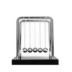 IUUWTMV Newtons Cradle Balance Balls Metal Balance Ball Art in Motion Toy with Stainless Steel Frame
