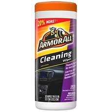 Armor All Interior Car Cleaning Wipes Car Wipes for Armor 모든 차량 내부 청소용 물티슈 차량 먼지 및 먼지 제거용 물티슈 30, 1개