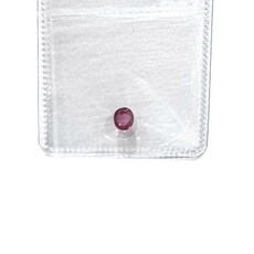 천연 루비 0.37ct 4mm x 4.5mm 오벌컷 보석 데일리 선물