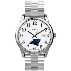 손목시계 Timex 타이맥스 타임맥스 남성용 Easy Reader 38mm 시계 확장 밴드 포함 디트로이트 라이온스.