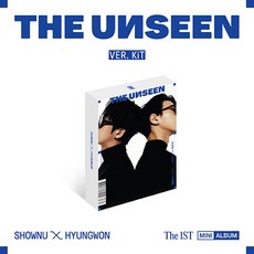 [MONSTA X] [키트앨범] 셔누 형원 미니1집 THE UNSEEN (KiT VER.) / 앨범패키지+엽서+포토카드20종+멤버포토카드