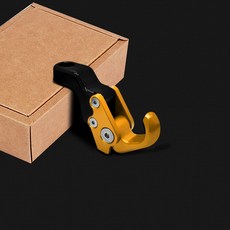 MOXI 오토바이 미러형 접이식 봉지걸이 튜닝 헬멧 고리 후크 엔맥스 XMAX PCX, 1개, 골드(GOLD)