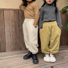 탑텐기모조거팬츠3종
