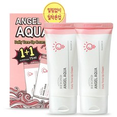 비욘드 엔젤 아쿠아 데일리 톤업 크림 1+1 기획세트박스없음 탄력크림, 1개