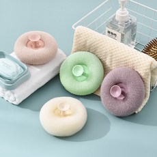 착붙 도넛 샤워볼 4P 패밀리세트, 도넛샤워볼 4P세트