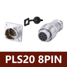 사각형 플레이트 암수 플러그 항공 커넥터 PLS20 WS20 TP20 오프닝 직경 20mm 2 3 4 5 6 7 8 9 10/12, 20개